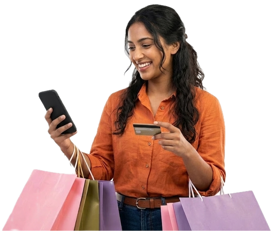 Ecommerce AI search widget showing product results